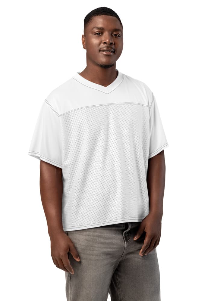 Imprimé intégral Print Boxy Football Jersey