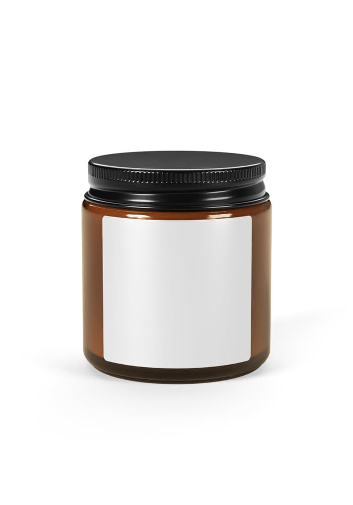 Amber Jar Scented Soy Candle