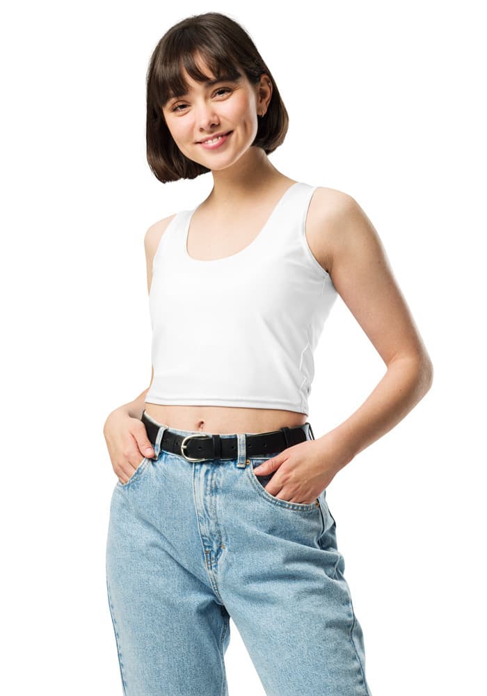 Imprimé intégral Print Crop Top