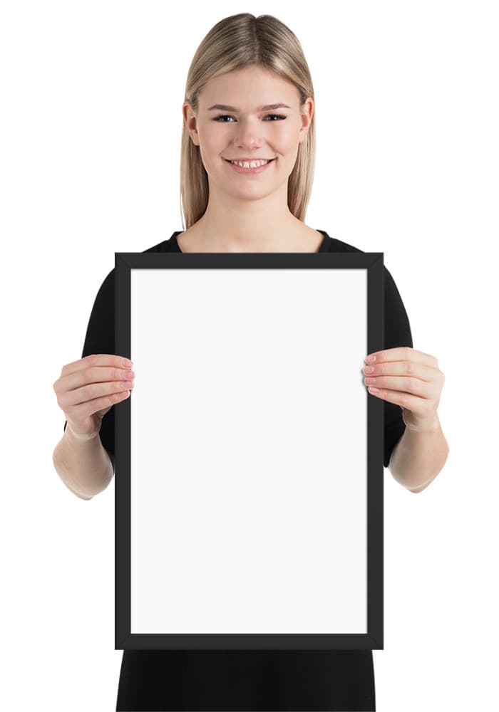 Enhanced Matte Paper Framed Poster (cm)