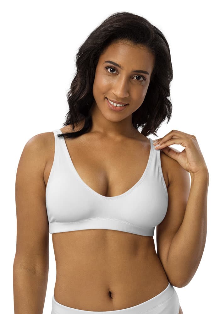 Imprimé intégral Print Recycled Padded Bikini Top