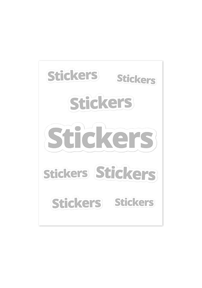 Kiss-Cut Autocollant Sheet