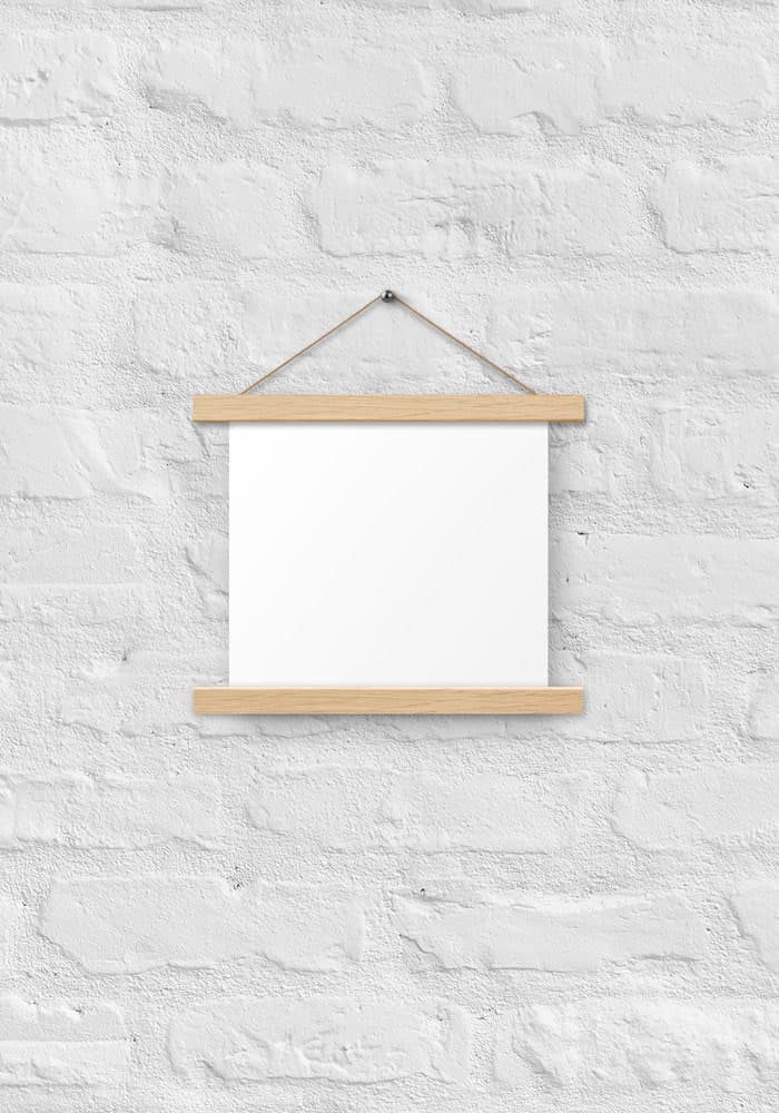 Enhanced Matte Paper Poster With Hanger (in)
