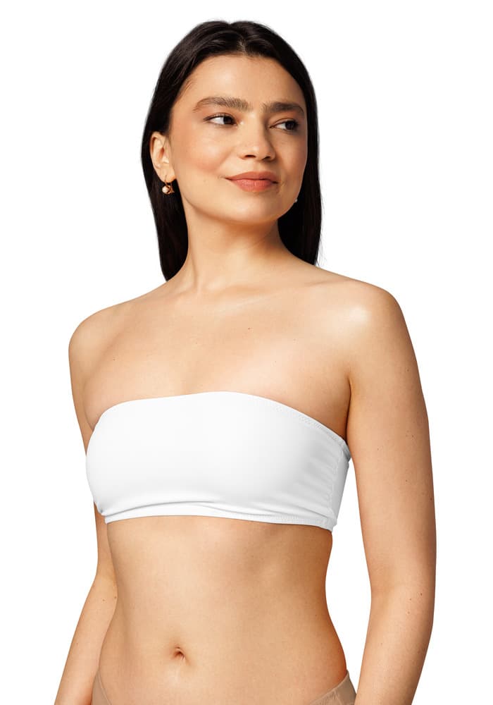 Imprimé intégral Print Recycled Bandeau Bikini Top