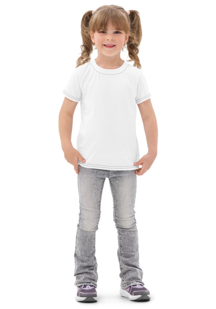 Imprimé intégral Print Cotton Col rond T-shirt