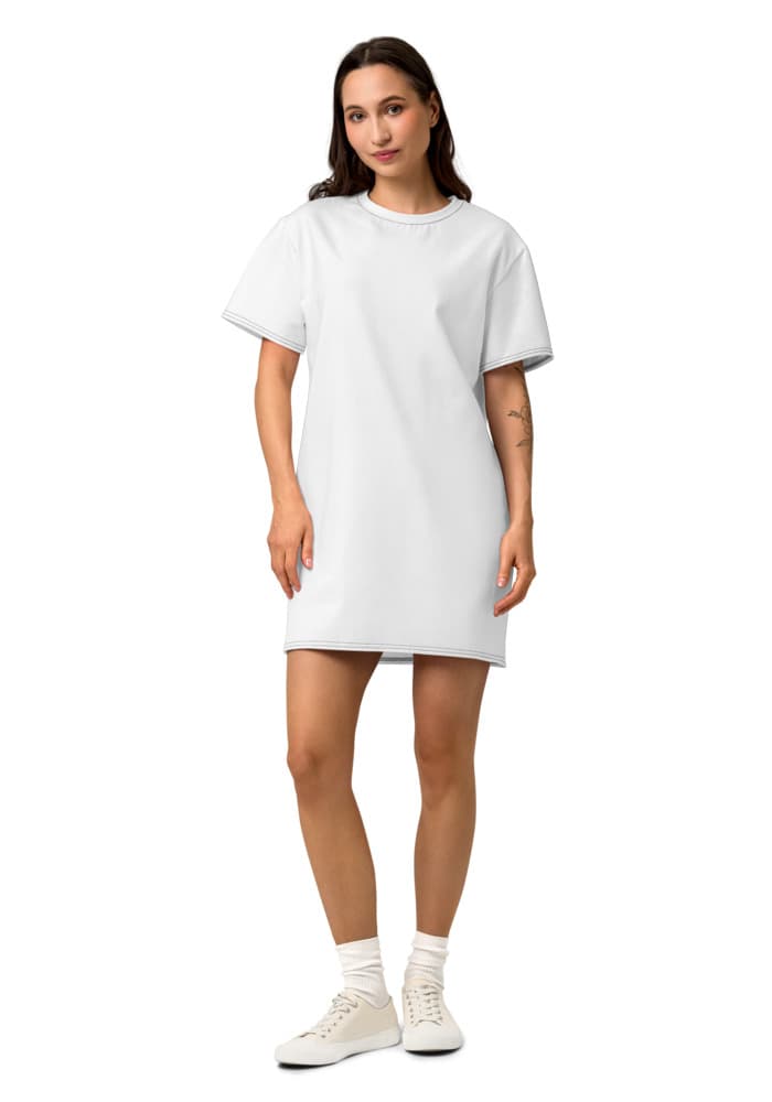 Imprimé intégral Print Cotton T-shirt Dress