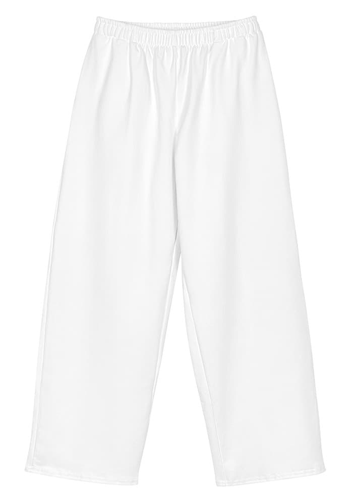 Imprimé intégral Print Cotton Wide-Leg Pants