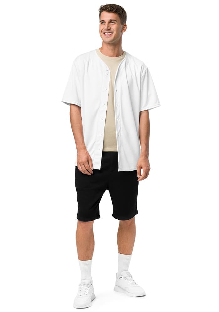 Imprimé intégral Print Recycled Baseball Jersey
