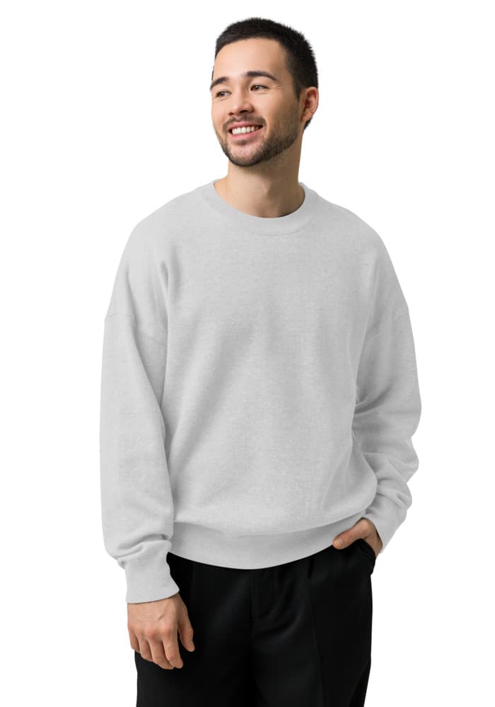 Relaxed Fit Knitted Col rond Sweater